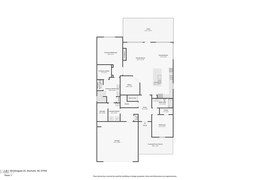 1211 Gardengate Drive, Durham, NC 27703 - #2