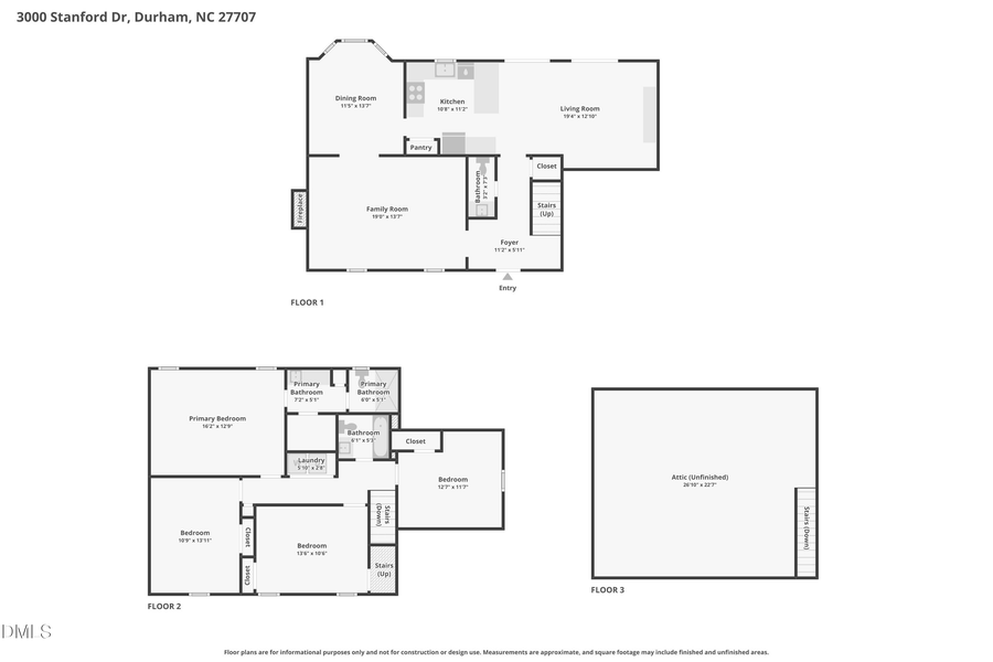 3000 Stanford Drive, Durham, NC 27707 - #2