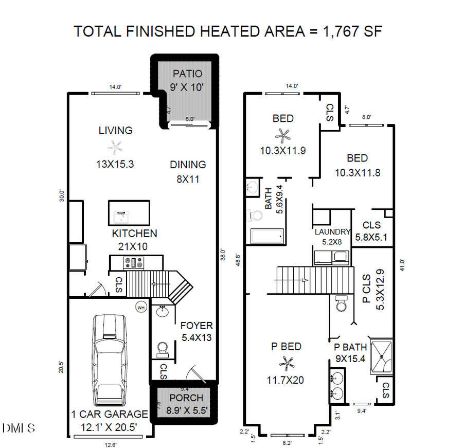 1119 Latitude Drive, Durham, NC 27713 - #2