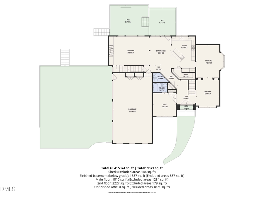 1525 Eglantyne Court, Raleigh, NC 27613 - #2