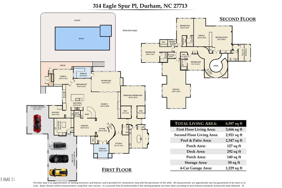 314 Eagle Spur Place, Durham, NC 27713 - #2