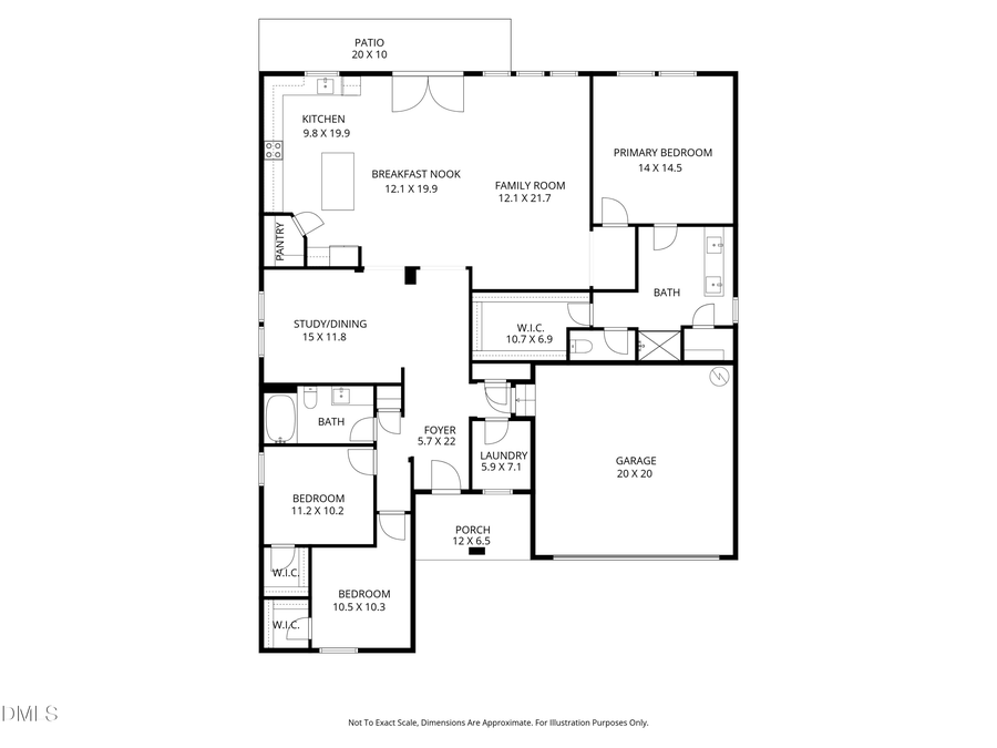 468 Thorny Branch Drive, Raleigh, NC 27603 - #2
