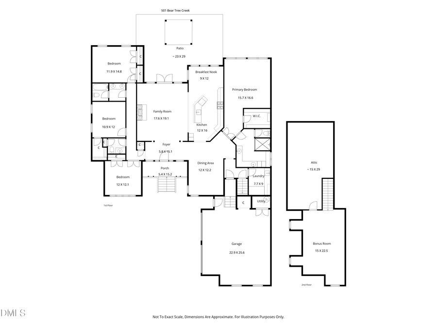501 Bear Tree Creek, Chapel Hill, NC 27517 - #2