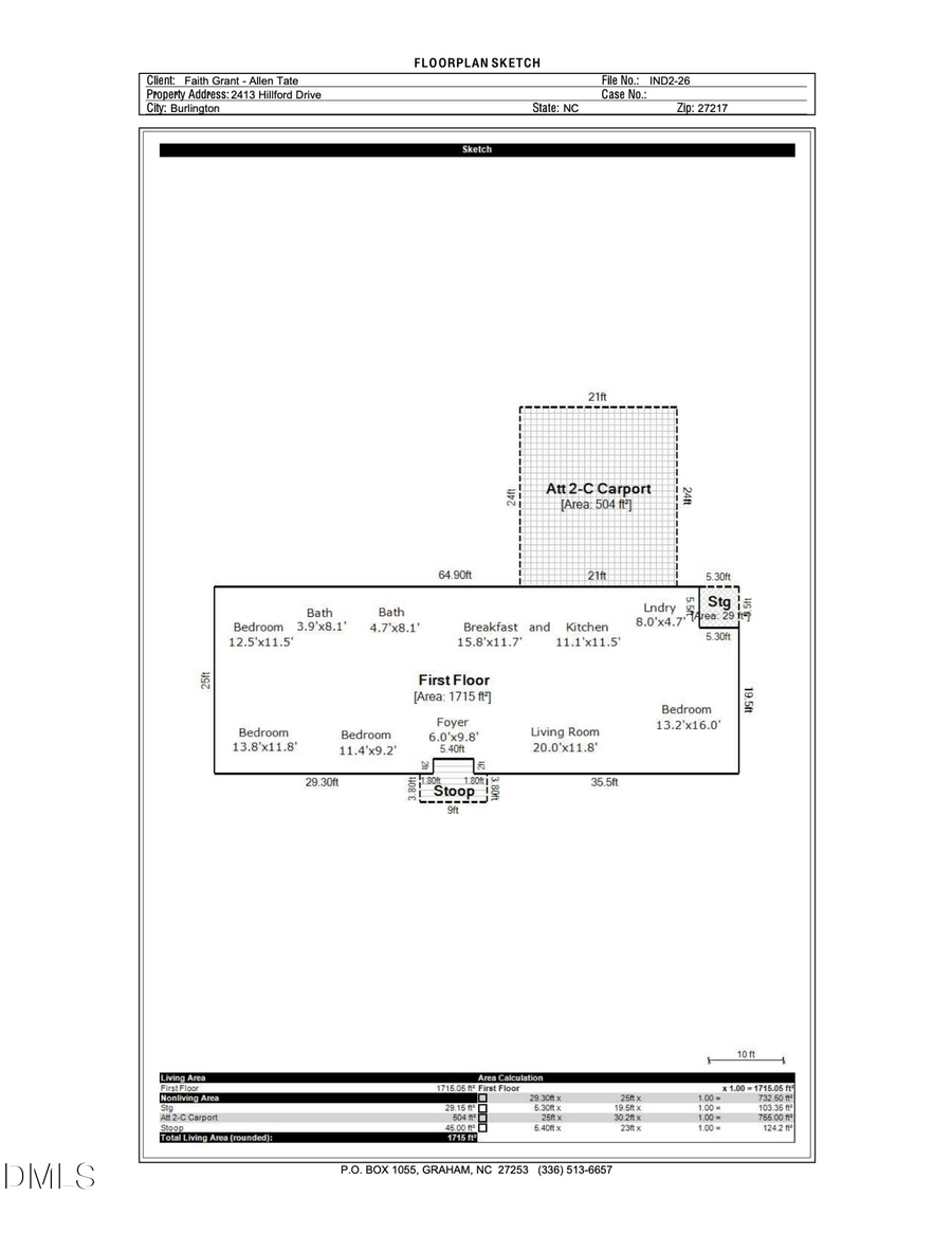 2413 Hillford Drive, Burlington, NC 27217 - #2