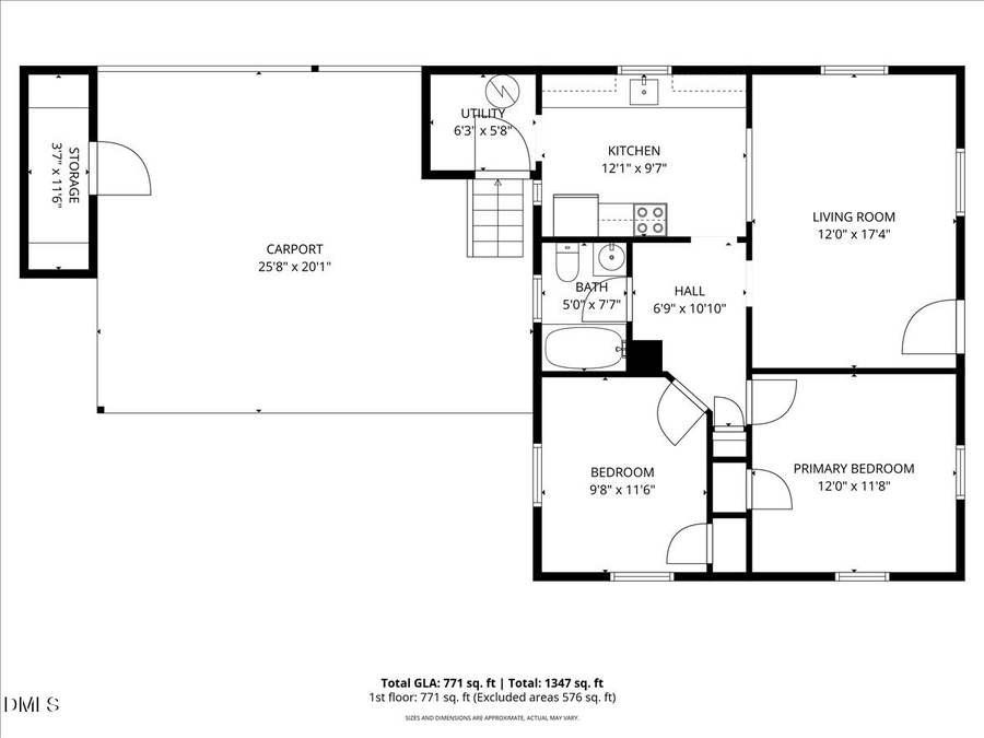 1036 N Mebane Street, Burlington, NC 27217 - #2