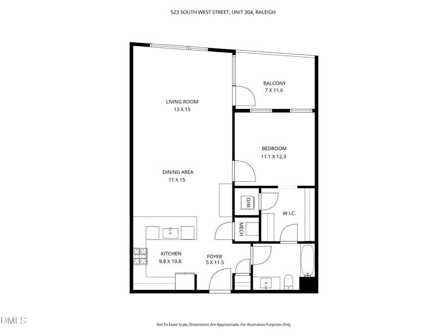 523 S West Street #304, Raleigh, NC 27601 - #2