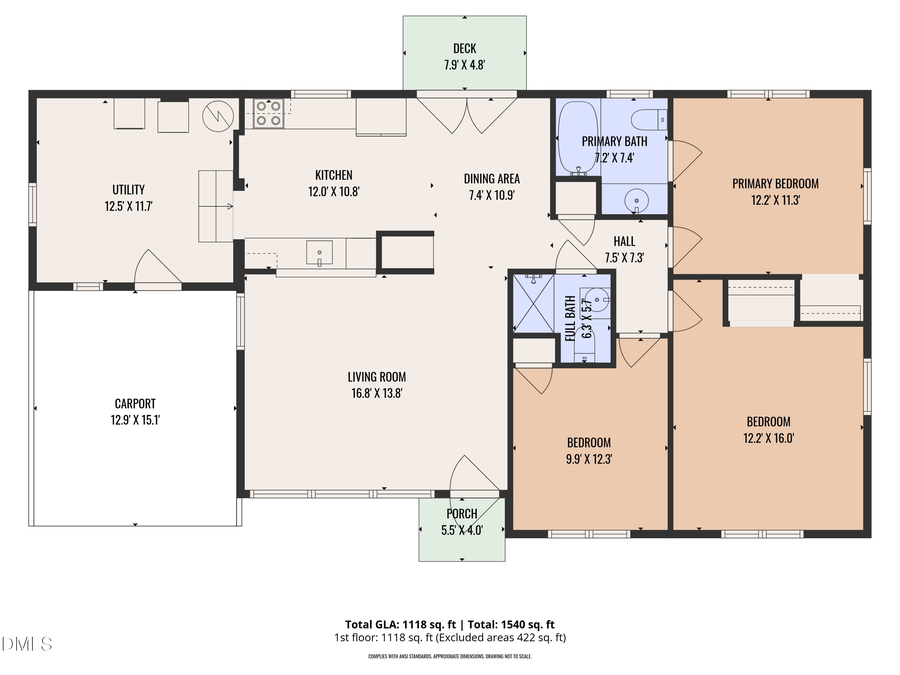 155 N Willow Street, Angier, NC 27501 - #2