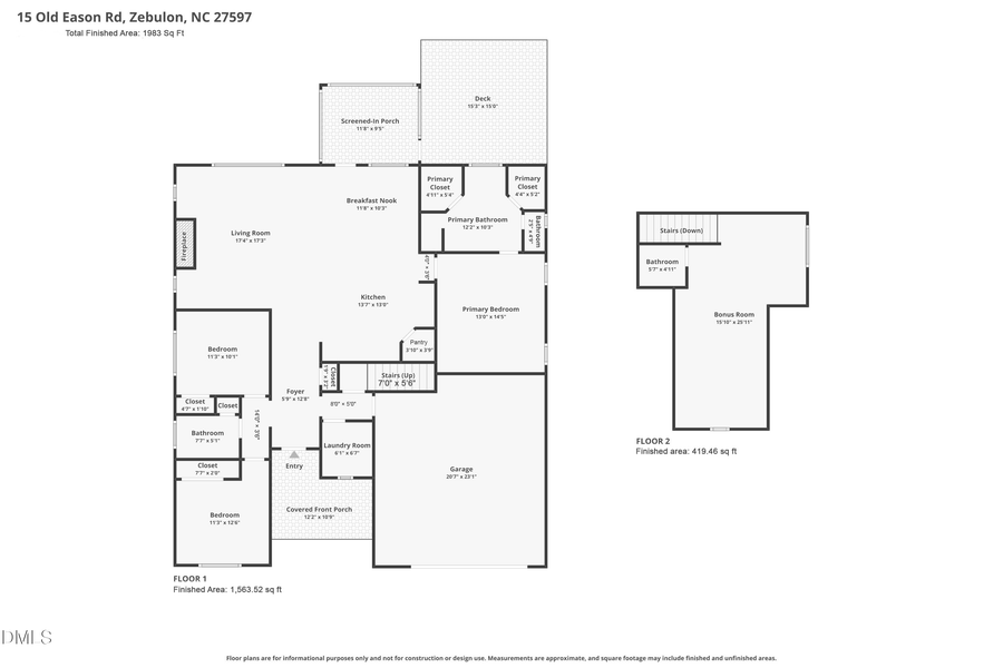 15 Old Eason Road, Zebulon, NC 27597 - #2