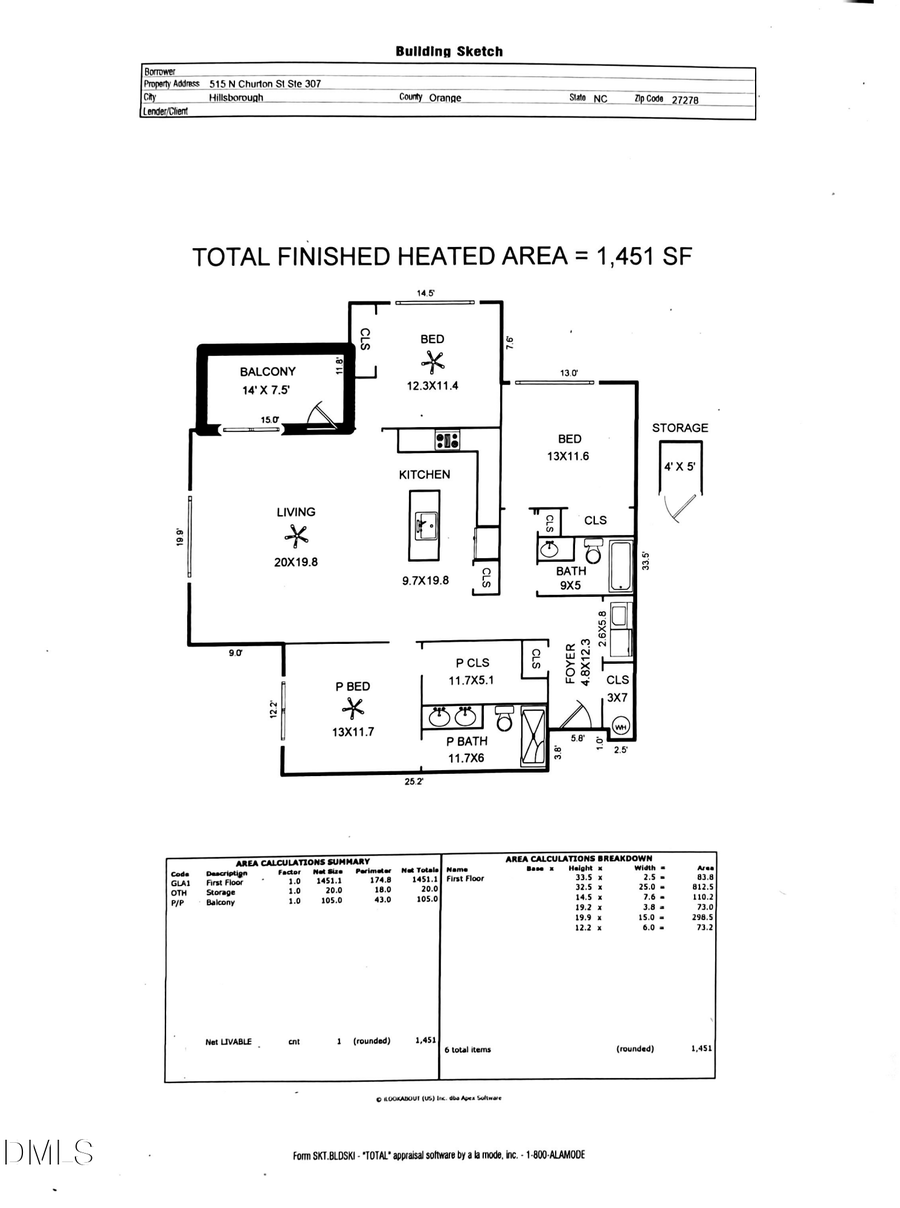 515 N Churton Street #Ste 307, Hillsborough, NC 27278 - #2