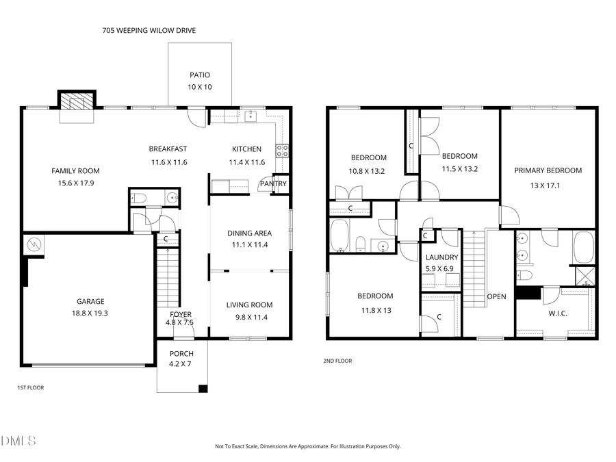 705 Weeping Willow Drive, Durham, NC 27704 - #2