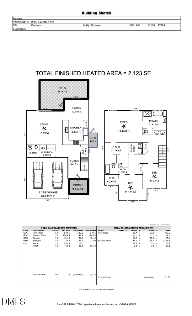 2608 Evanston Avenue, Durham, NC 27703 - #2