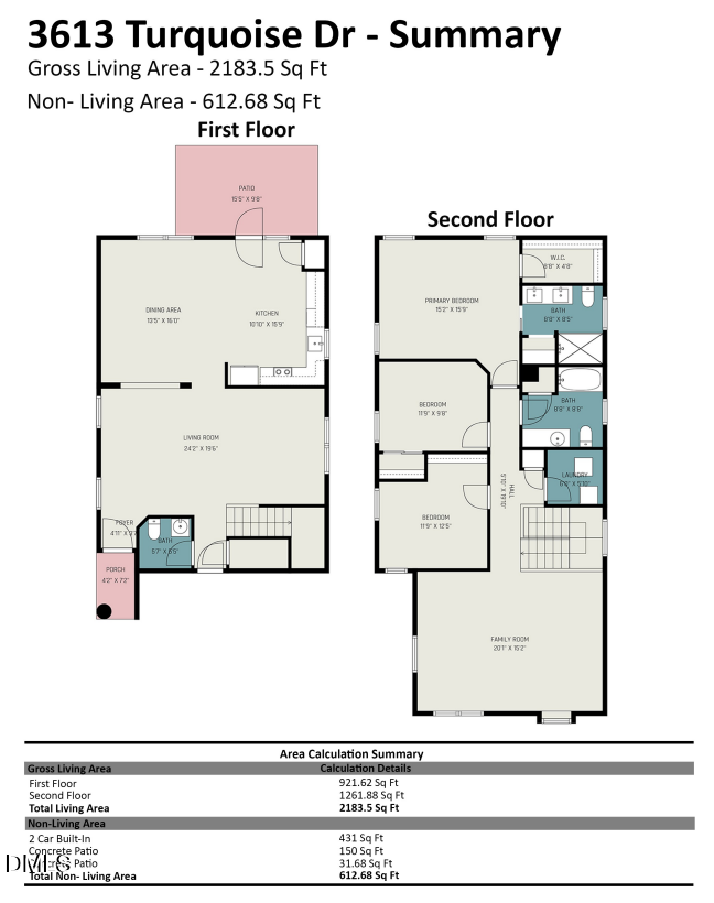 3613 Turquoise Drive, Durham, NC 27703 - #2