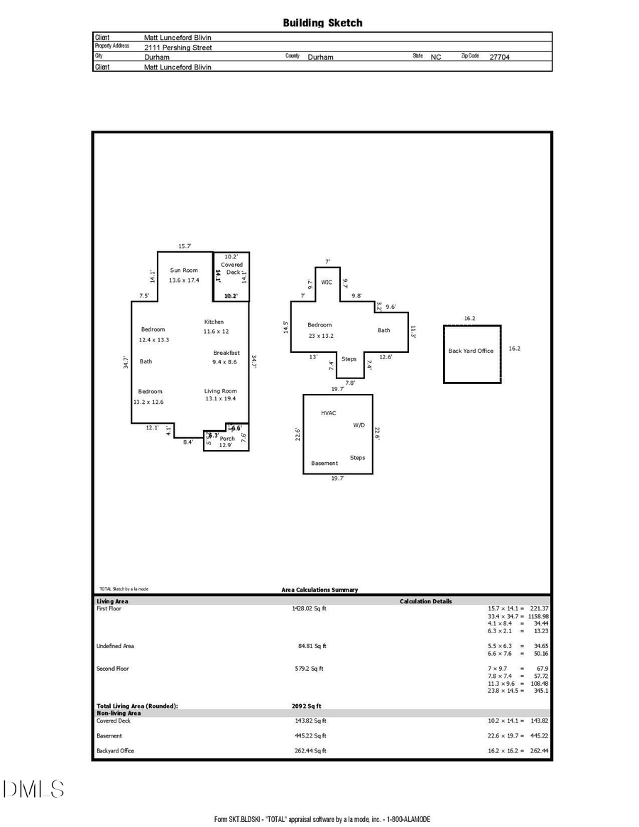 2111 Pershing Street, Durham, NC 27705 - #2