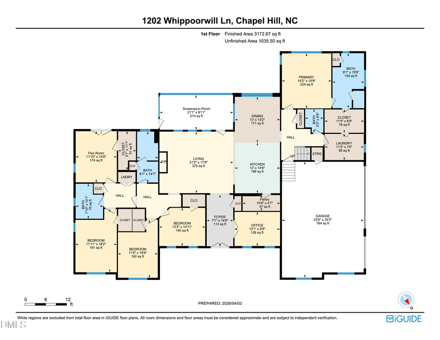1202 Whippoorwill Lane, Chapel Hill, NC 27517 - #2