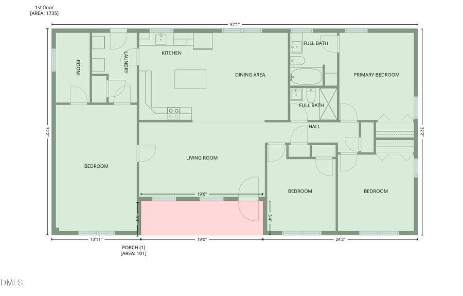1732 Hideaway Lane, Durham, NC 27712 - #2