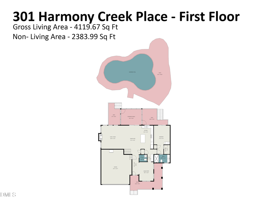 301 Harmony Creek Place, Apex, NC 27539 - #2