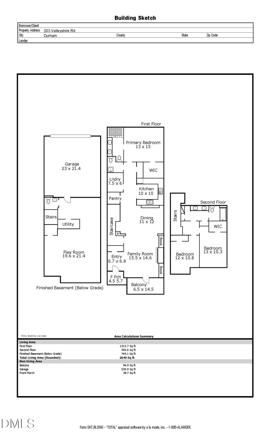 203 Valleyshire Road, Durham, NC 27707 - #2