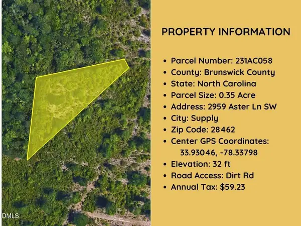 2959 Aster Lane Sw, Supply, NC 28452