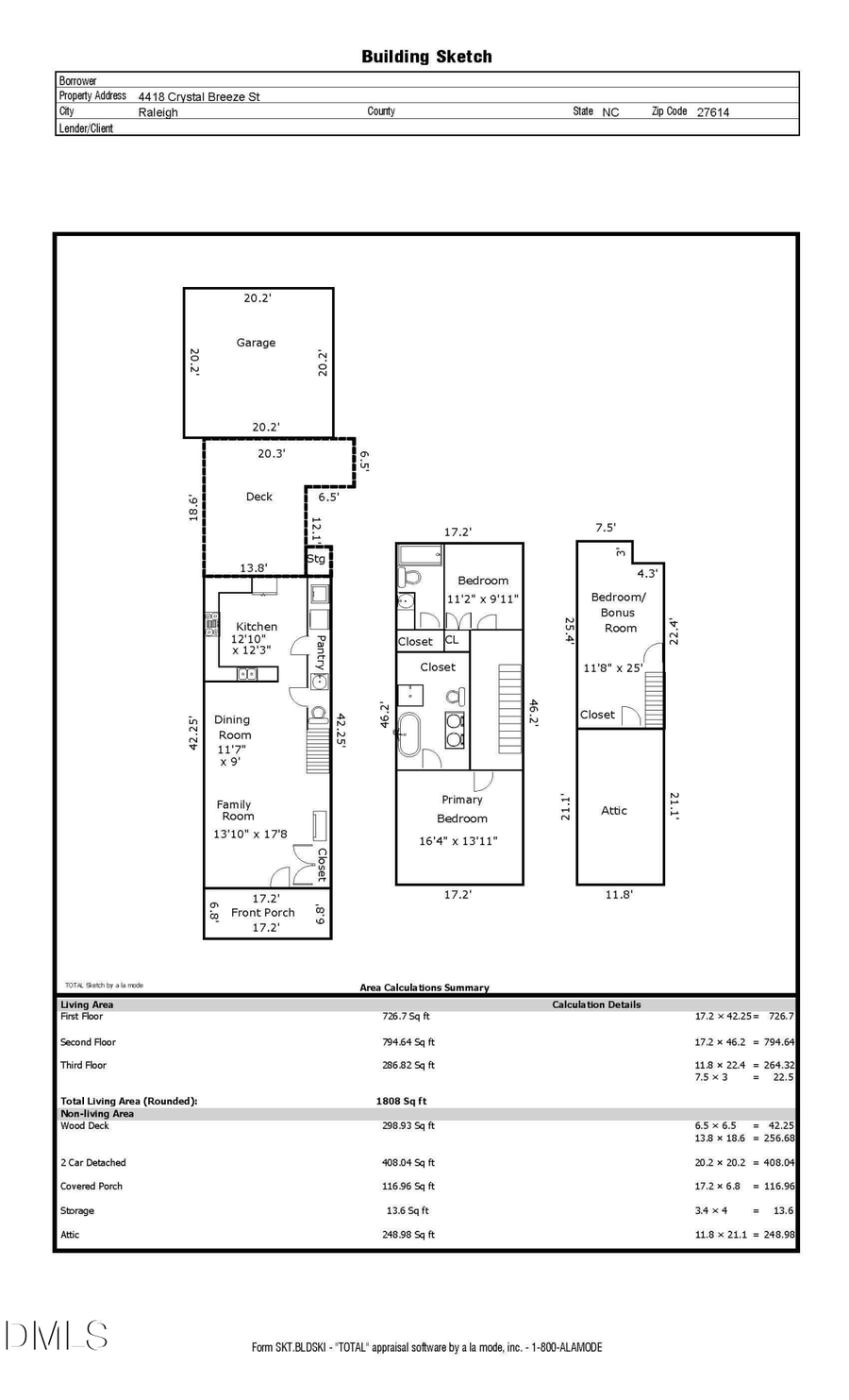 4418 Crystal Breeze Street, Raleigh, NC 27614 - #2