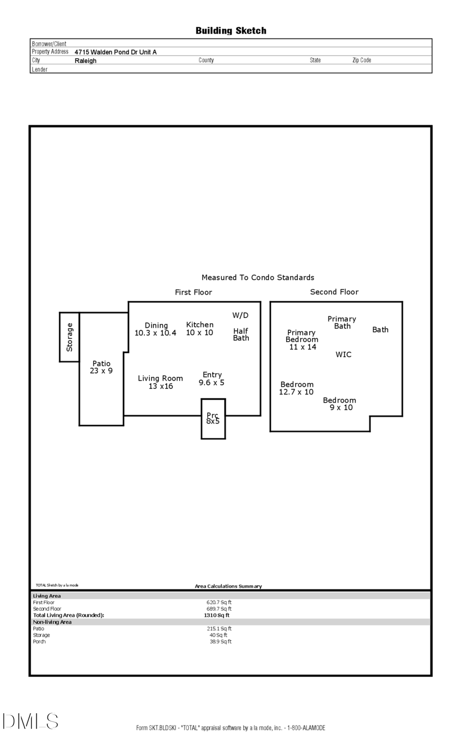 4715 Walden Pond Drive #A, Raleigh, NC 27604 - #2