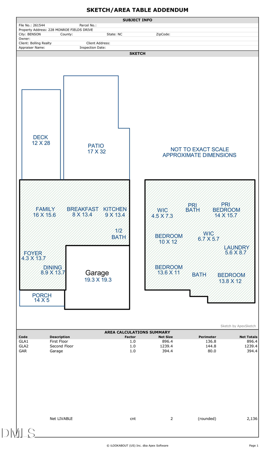 228 Monroe Fields Drive, Benson, NC 27504 - #2