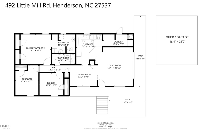 492 Little Mill Road, Henderson, NC 27537 - #2