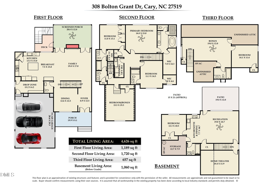 308 Bolton Grant Drive, Cary, NC 27519 - #2
