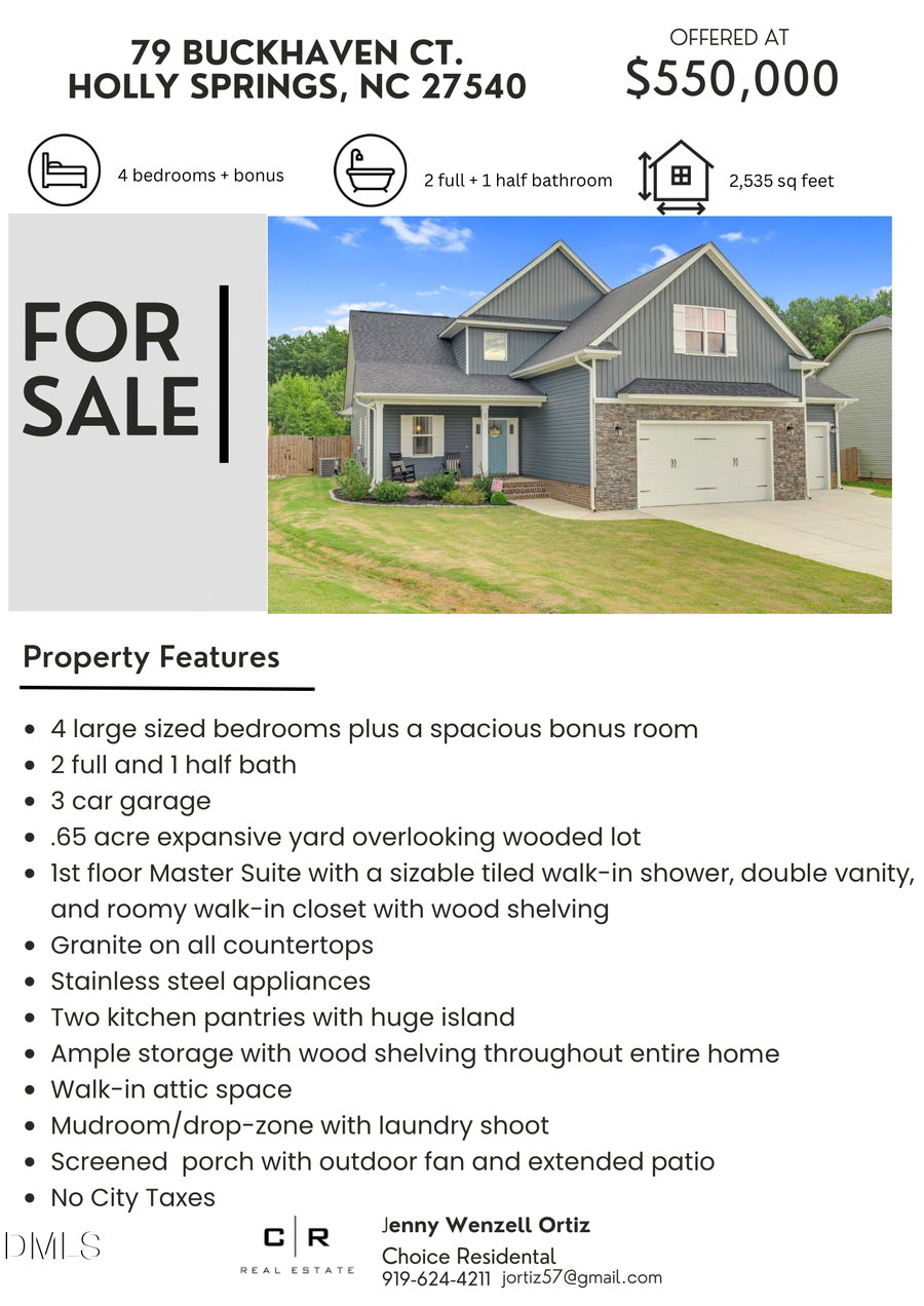 79 Buckhaven Court, Holly Springs, NC 27540 - #2