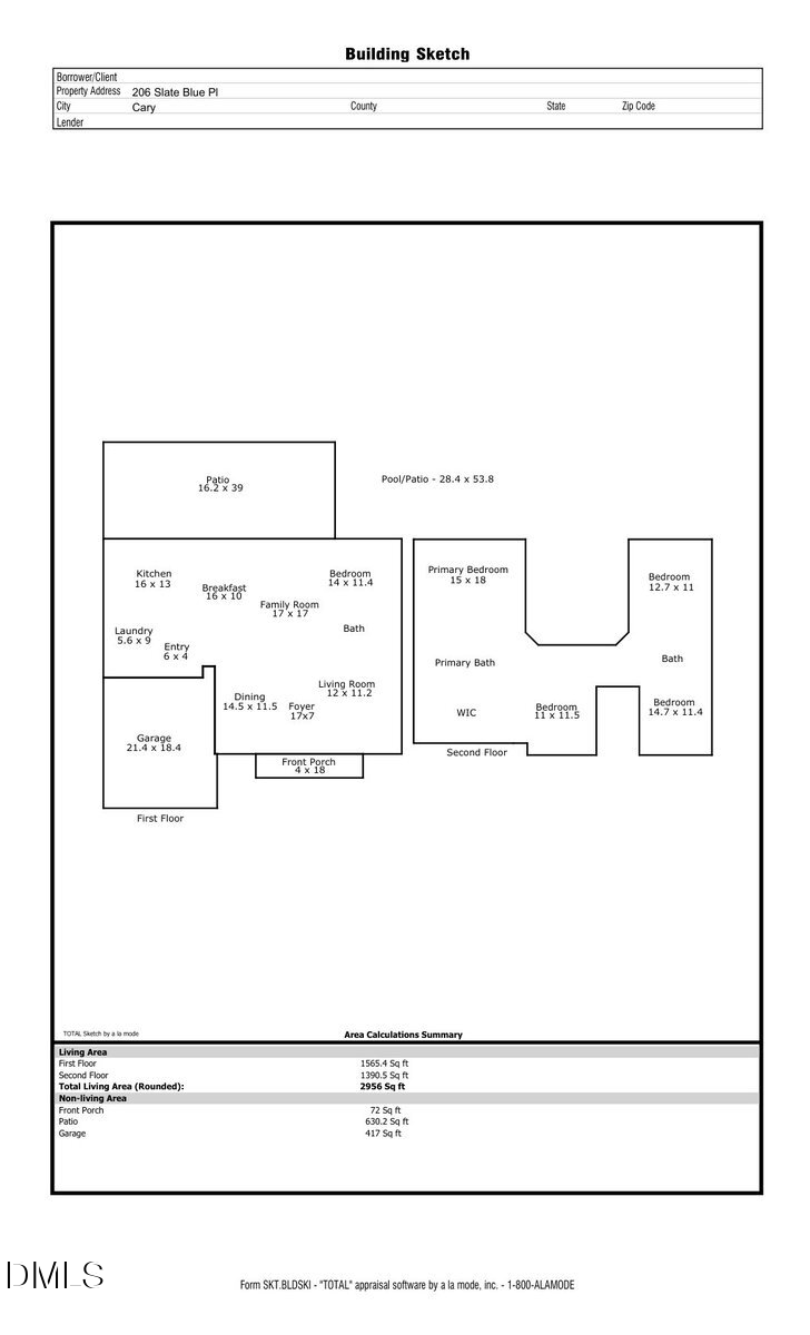 206 Slate Blue Place, Cary, NC 27519 - #2