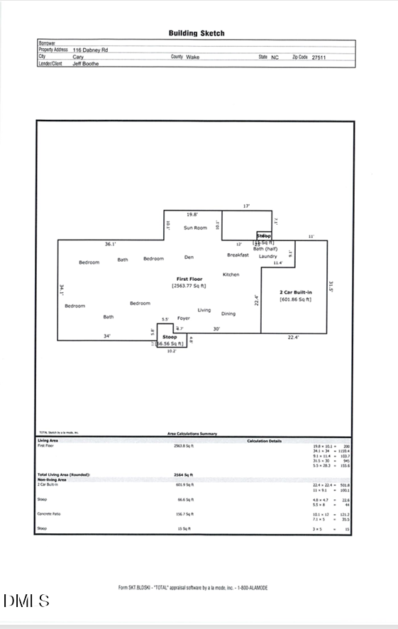 116 Dabney Road, Cary, NC 27511 - #2