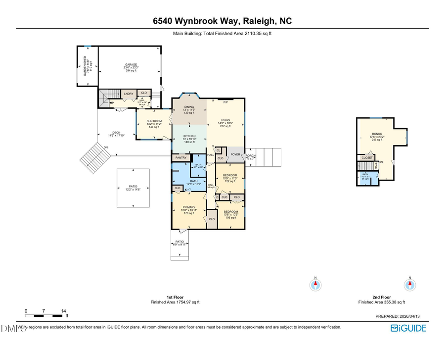 6540 Wynbrook Way, Raleigh, NC 27612 - #2
