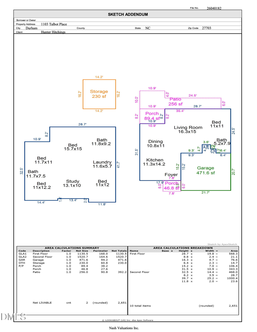 1103 Talbot Place, Durham, NC 27703 - #2