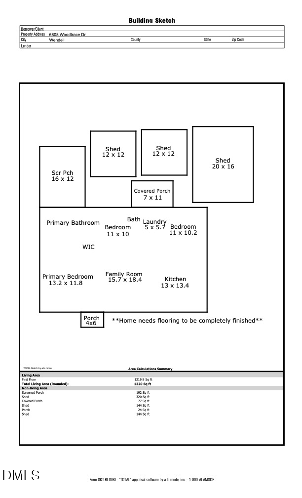 6808 Woodtrace Drive, Wendell, NC 27591 - #2