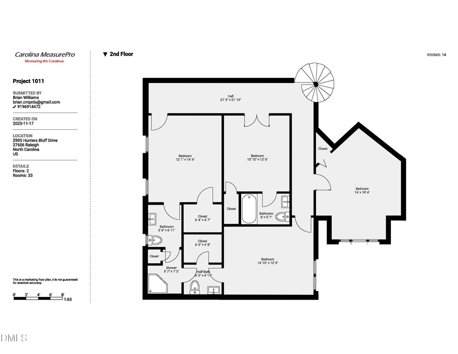 2905 Hunters Bluff Drive, Raleigh, NC 27606 - #2