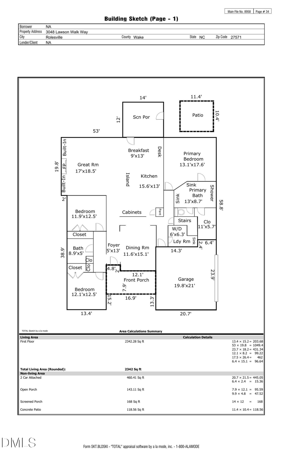 3048 Lawson Walk Way, Rolesville, NC 27571 - #2