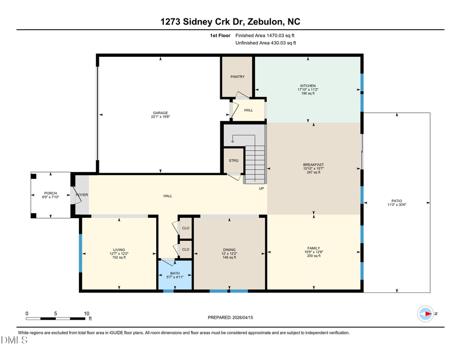 1273 Sidney Creek Drive, Zebulon, NC 27597 - #2