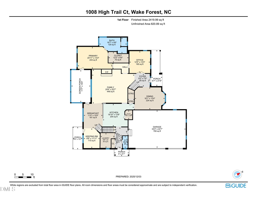 1008 High Trail Court, Wake Forest, NC 27587 - #2
