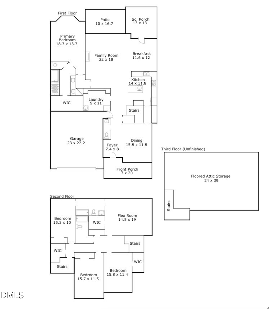 9113 Wellsley Way, Raleigh, NC 27613 - #2