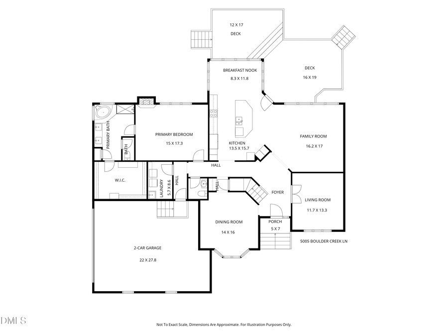 5005 Boulder Creek Lane, Raleigh, NC 27613 - #2