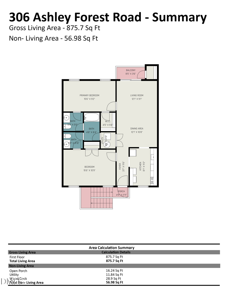 306 Ashley Forest Road #Bldg F, Chapel Hill, NC 27514 - #2