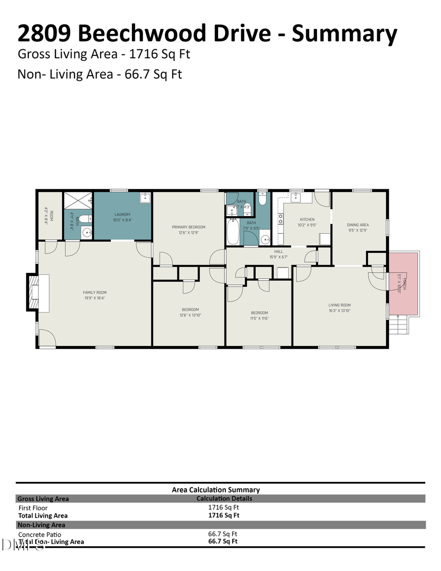 2809 Beechwood Drive, Durham, NC 27707 - #2