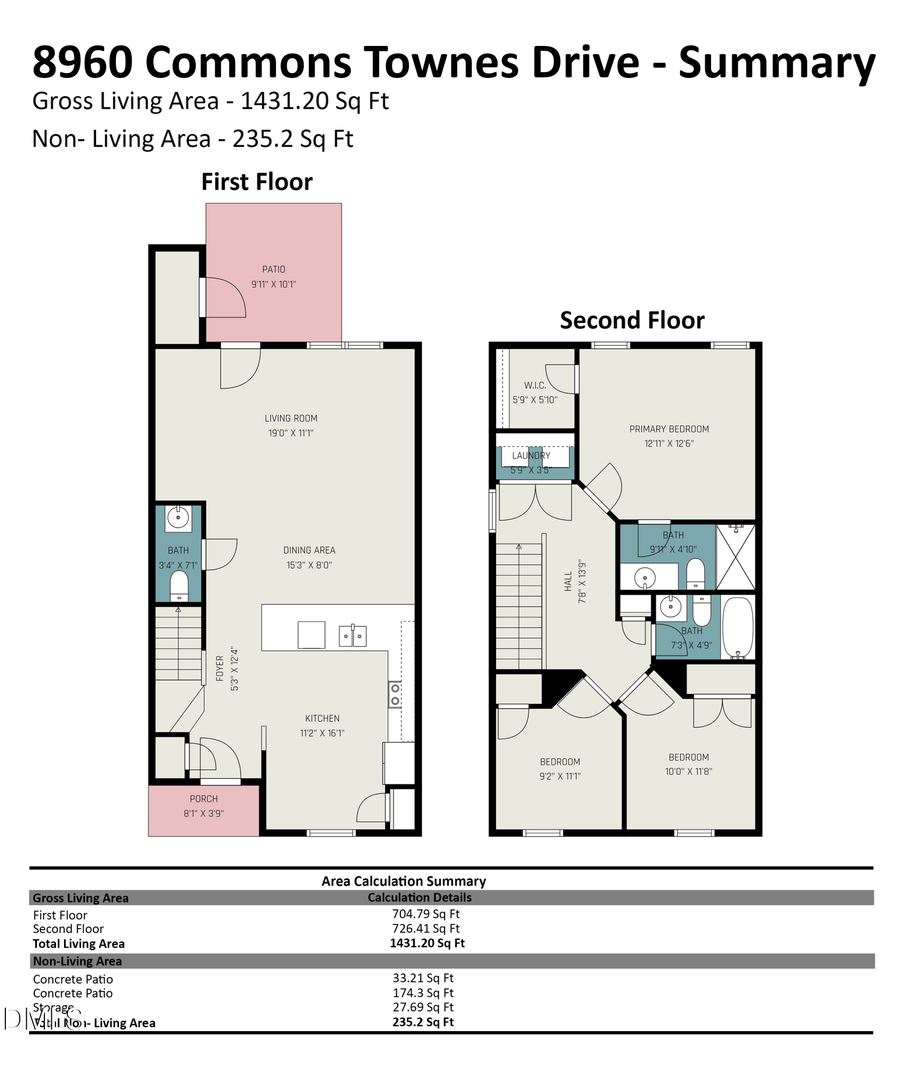 8960 Commons Townes Drive, Raleigh, NC 27616 - #2