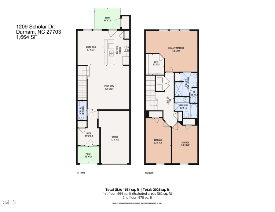 1209 Scholar Drive, Durham, NC 27703 - #2