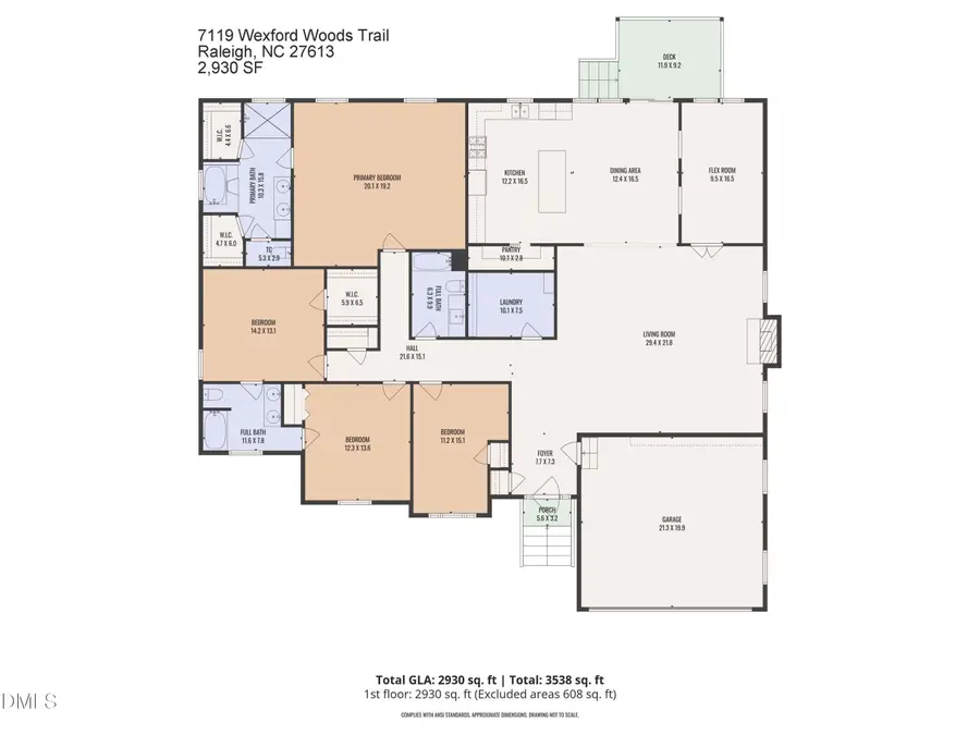 7119 Wexford Woods Trail, Raleigh, NC 27613 - #2