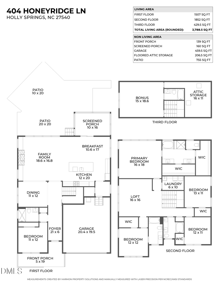 404 Honeyridge Lane, Holly Springs, NC 27540 - #2