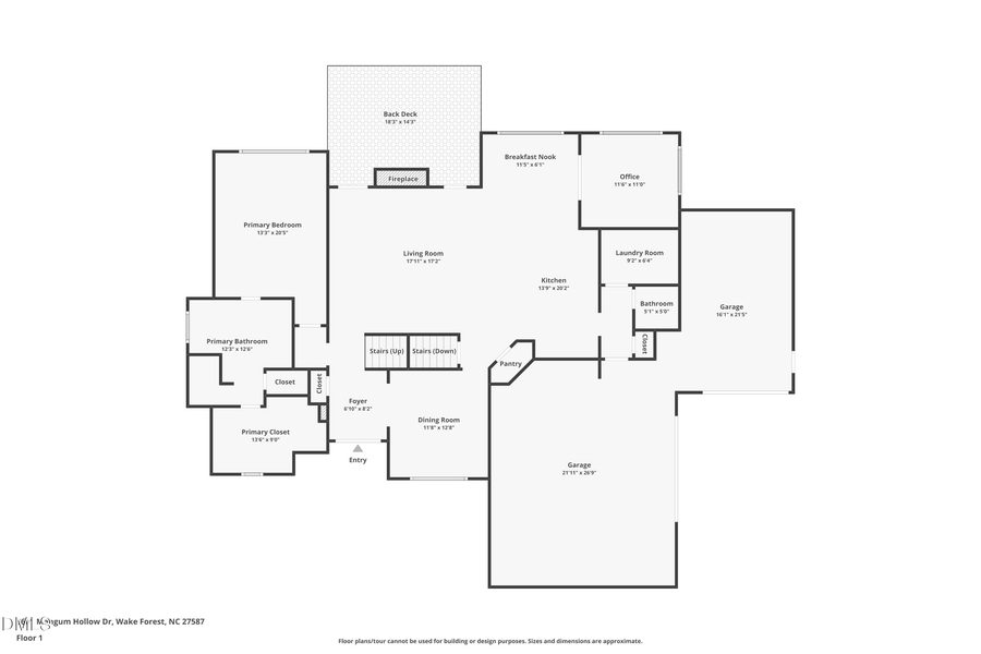 8601 Mangum Hollow Drive, Wake Forest, NC 27587 - #2