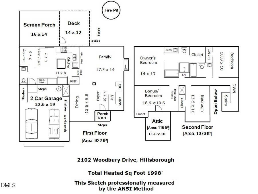 2102 Woodbury Drive, Hillsborough, NC 27278 - #2