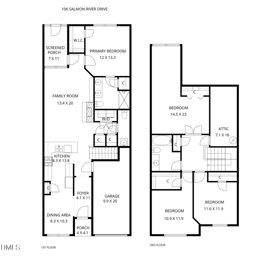 106 Salmon River Drive, Durham, NC 27705 - #2