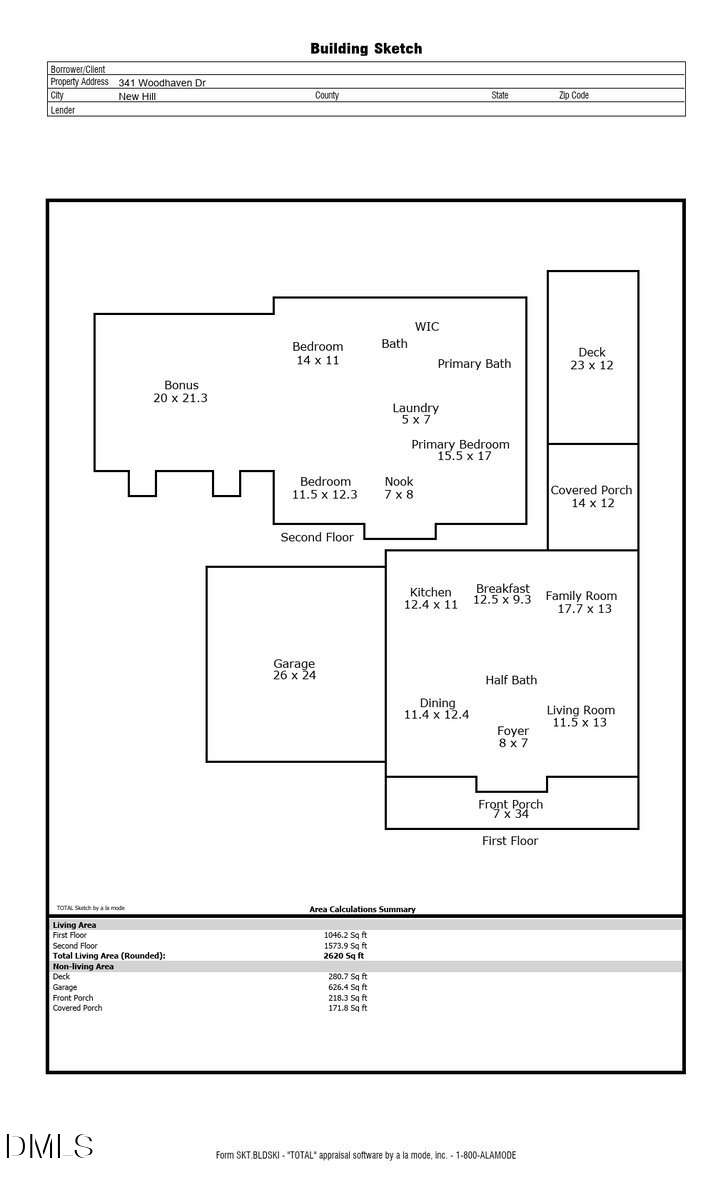 341 Woodhaven Drive, New Hill, NC 27562 - #2
