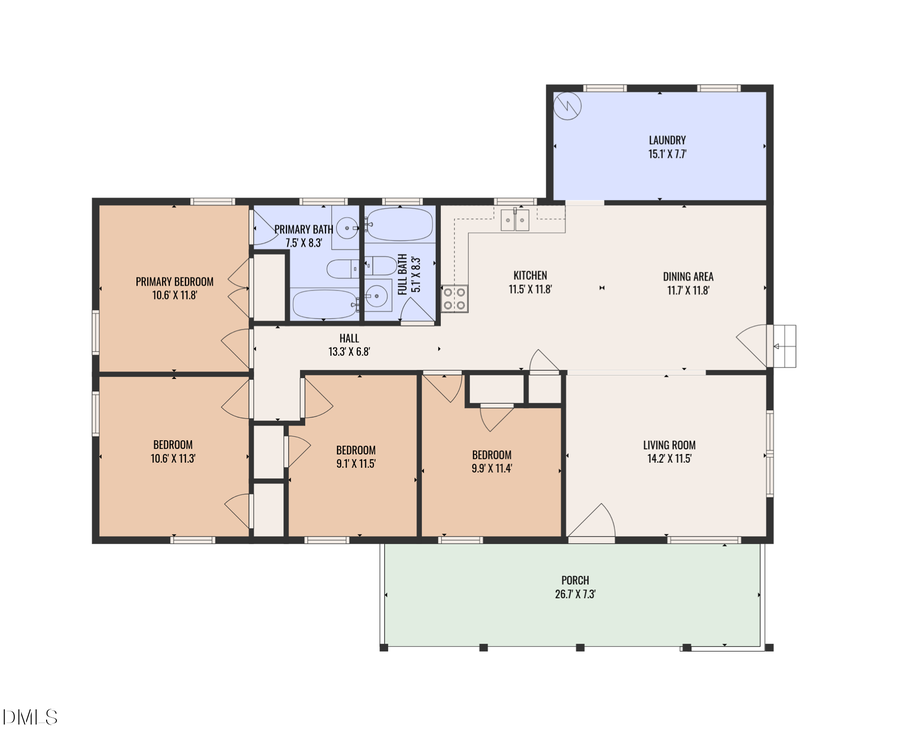 5128 Sunset Lake Road, Apex, NC 27539 - #2